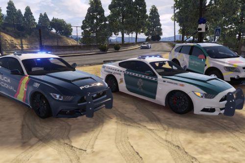 2015 Ford Mustang GT Guardia Civil y Policia Nacional CNP Spanish police Mustang [Add-On]